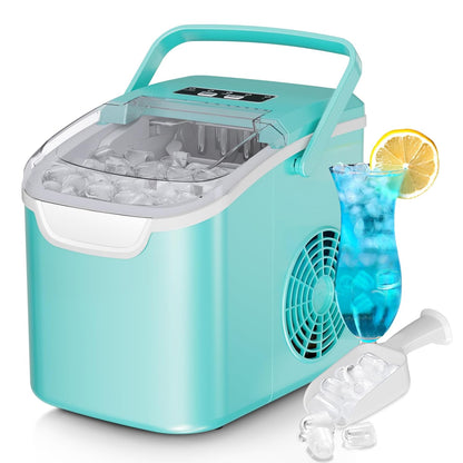 High-Efficiency Countertop Ice Maker: 26 Lbs Daily Output, Fast, Quiet Operation