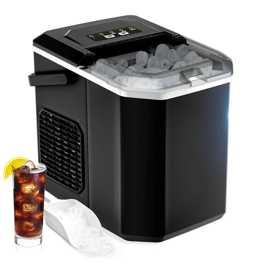 Portable Countertop Ice Maker: Fast 26 lbs Daily, Bullet Ice, Self-Cleaning