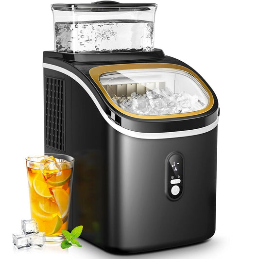 Compact Portable Countertop Ice Maker, Rapid Ice Production, Self-Cleaning, LCD Display