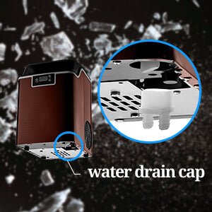 High-Capacity Countertop Nugget Ice Maker: 44lb Daily, Chewable Ice, Self-Cleaning