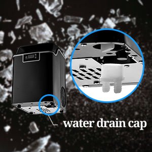 High-Capacity Countertop Nugget Ice Maker: 44lb Daily, Chewable Ice, Self-Cleaning